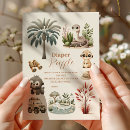 Search for green leopard invitations Rustic green plants nature