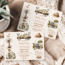 Search for leopard baby shower invitations Cute safari animals