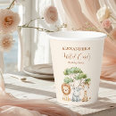 Search for wild one paper cups Tropical greenery birthday