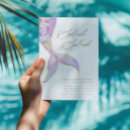 Search for mermaids birthday invitations For her