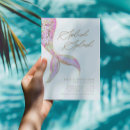 Search for gold mermaid birthday invitations Pool party