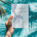 Search for blue mermaid invitations Pool party