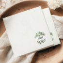 Search for eucalyptus wedding napkins Leaves