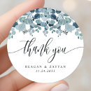 Search for winter flowers wedding stickers Eucalyptus