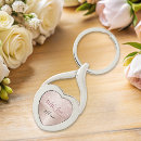 Search for glitter heart key rings Rose gold