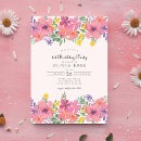 Search for pink floral 1st birthday invitations Flowers