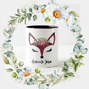 Search for cute fox coffee mugs Floral