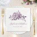 Search for dusty mauve napkins Botanical