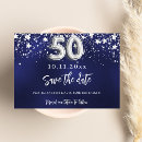 Search for 50th birthday save the dates Elegant