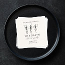 Search for till death do us party napkins Skeletons