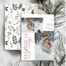 Search for red berries christmas cards Watercolor
