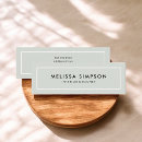 Search for skinny business cards Professional
