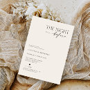 Search for elegant rehearsal dinner invitations Boho chic