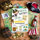 Search for boy pirate birthday invitations Pirate pool party