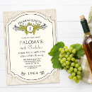 Search for vineyard birthday invitations Burgundy