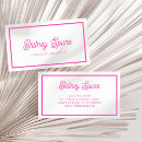 Search for hot pink business cards Girly