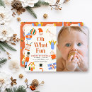Search for holiday 1st birthday invitations Oh what fun