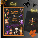 Search for purple halloween invitations Skeleton