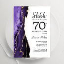 Search for purple gold white invitations Agate