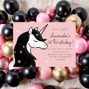 Search for the black unicorn invitations Whimsical