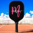 Search for pink pickleball paddles Monogrammed