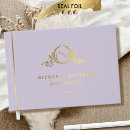 Search for monogrammed wedding guest books Elegant