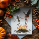 Search for fallen postcards Halloween