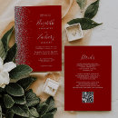 Search for red and silver invitations Modern