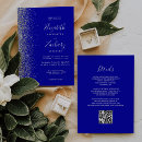 Search for royal blue and silver wedding invitations Modern