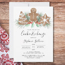 Search for gingerbread man christmas invitations Cookie exchange