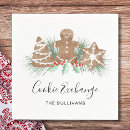 Search for gingerbread man napkins Cookie swap