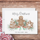 Search for gingerbread cookies christmas cards Watercolor