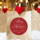 Search for married in red stickers Winter