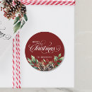 Search for christmas greenery stickers Red green