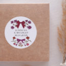 Search for magenta wedding stickers Boho