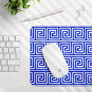 Search for blue key mousepads Greek pattern
