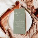 Search for thank you menus Modern