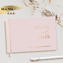 Search for pink guest books Elegant
