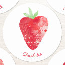 Search for strawberry watercolor stickers Strawberries