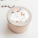 Search for deer birthday stickers Floral