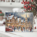Search for vintage winter village christmas cards Festive
