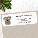 Search for brown return address labels Pet