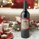 Search for happy holiday wine labels Rustic