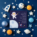Search for girl science party invitations Astronaut