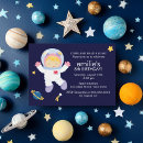 Search for girls outer space birthday invitations Moon