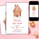 Search for gingerbread house christmas invitations Pink