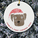 Search for brown dog christmas tree decorations Animal lover