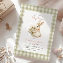 Search for bunny party invitations Gingham
