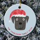Search for black santa christmas tree decorations Dog