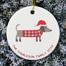 Search for sweater christmas tree decorations Dachshund